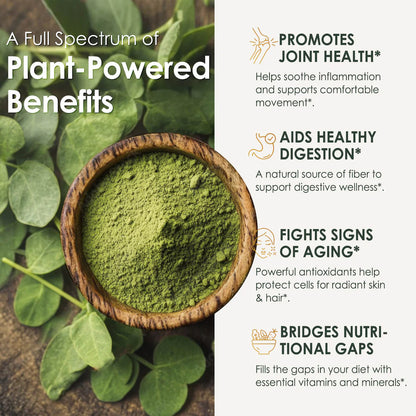 Moringa Pure 9000mg High-Potency Capsules